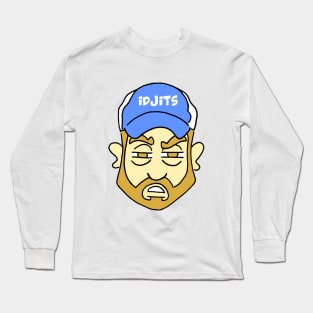 Idjits!  Bobby Singer Supernatural cartoon Long Sleeve T-Shirt